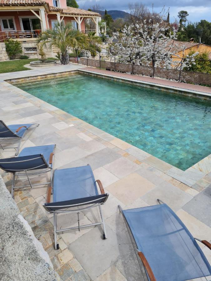 Adorable Maison Independante 30M2 Avec Piscine En Saison Cabris Exterior photo